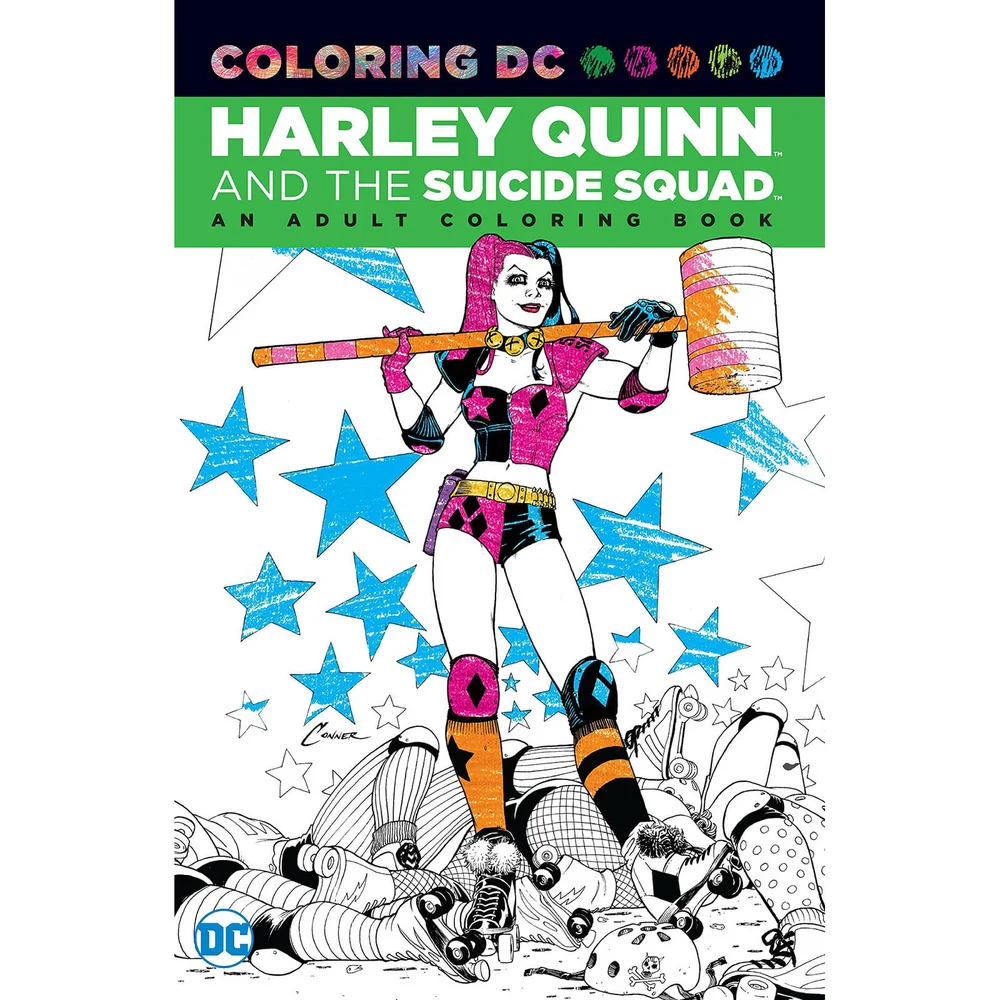 DC Comics Harley Quinn & Suicide Squad An Adult Coloring Book (Graphic Novel) Afbeelding 1