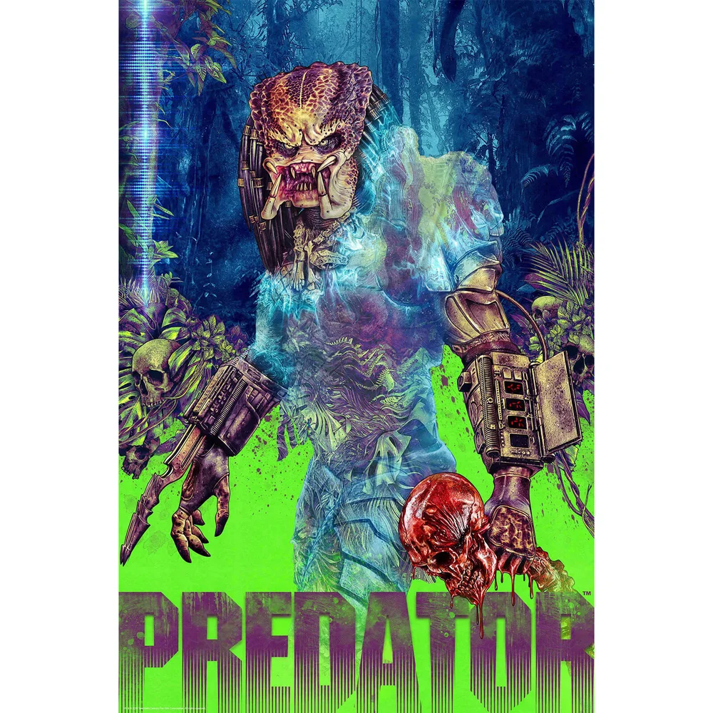 Predator Giclee Print door Chris Christodoulou - Zavvi exclusief Afbeelding 1
