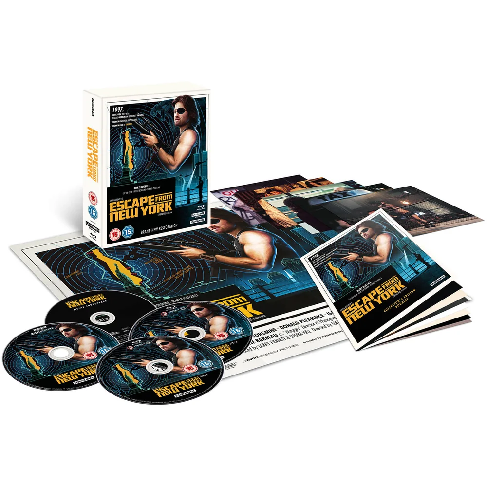 Escape from New York – Collector’s Edition (4K Ultra HD and Blu-Ray) Afbeelding 1