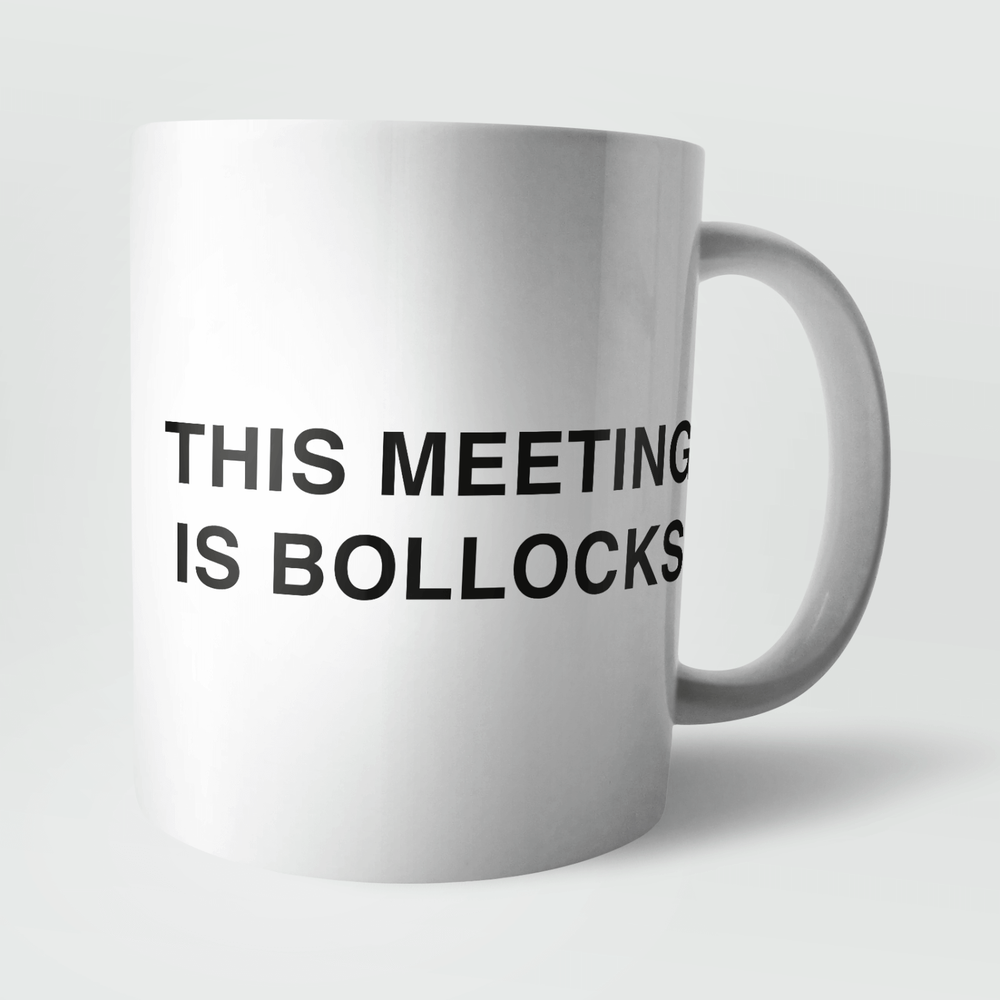 This Meeting Is Bollocks Mug Afbeelding 1