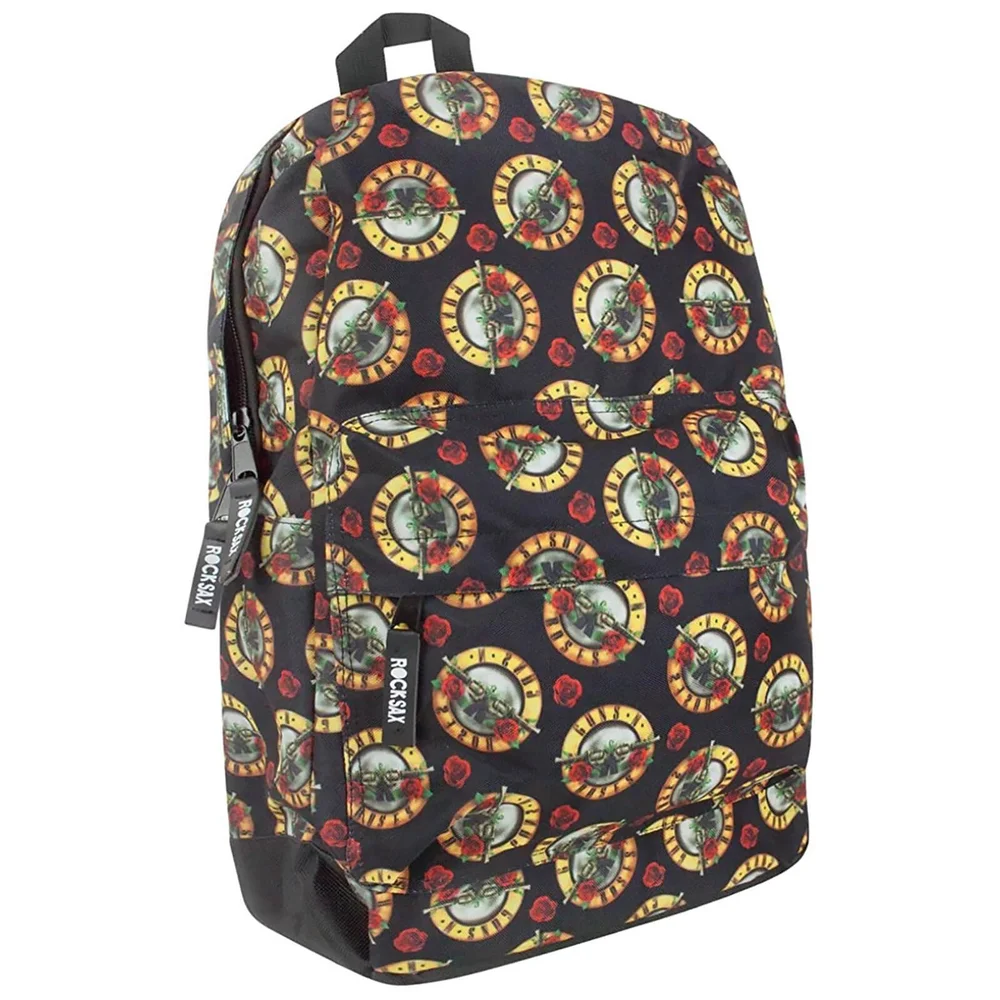 Rocksax Guns 'N' Roses all-over print rugzak Afbeelding 1