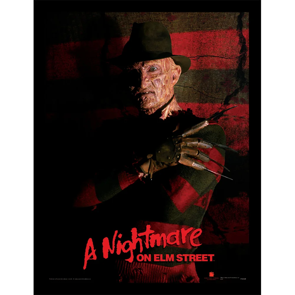 A Nightmare On Elm Street (Freddy Krueger) 30 x 40cm Print Afbeelding 1
