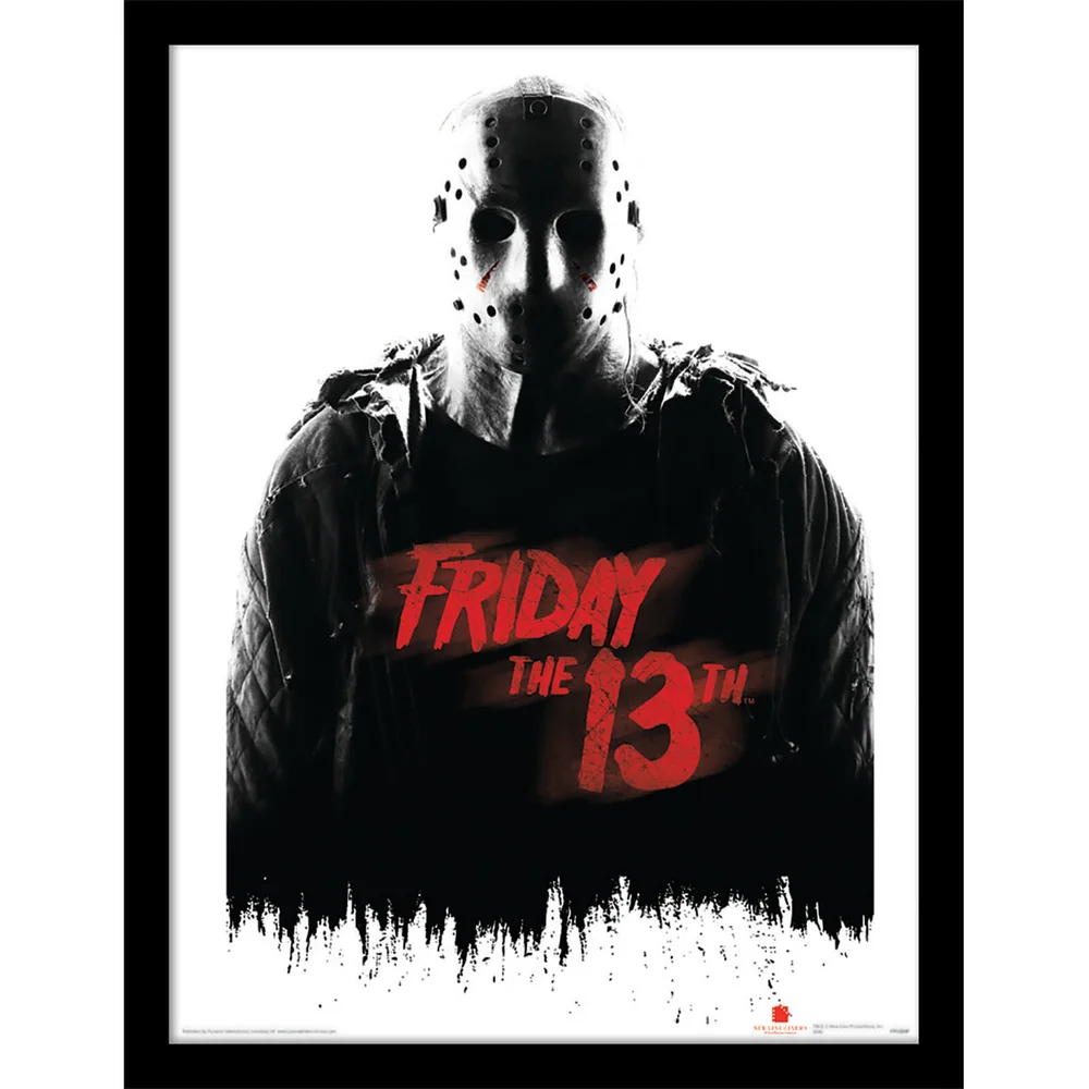 Friday The 13th (Jason Voorhees) Framed 30 x 40cm Print Afbeelding 1