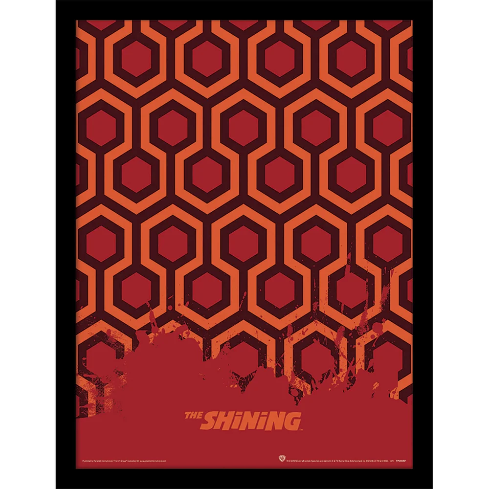 The Shining (Carpet) Framed 30 x 40cm Print Afbeelding 1