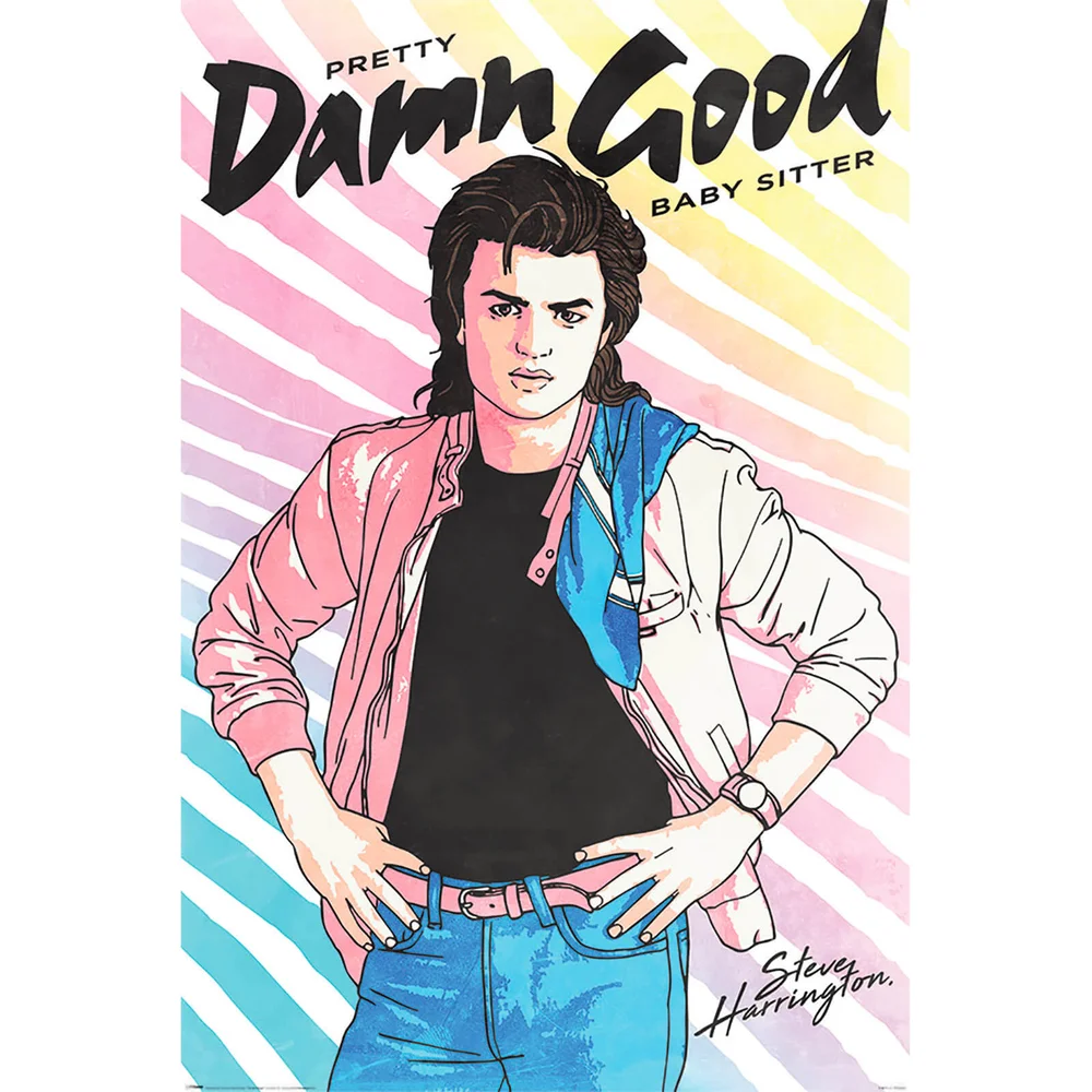 Stranger Things (Damn Good Babysitter) Maxi Poster Afbeelding 1