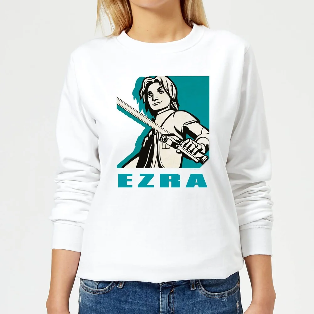 Star Wars Rebels Ezra Damestrui - Wit - S - Wit Afbeelding 1