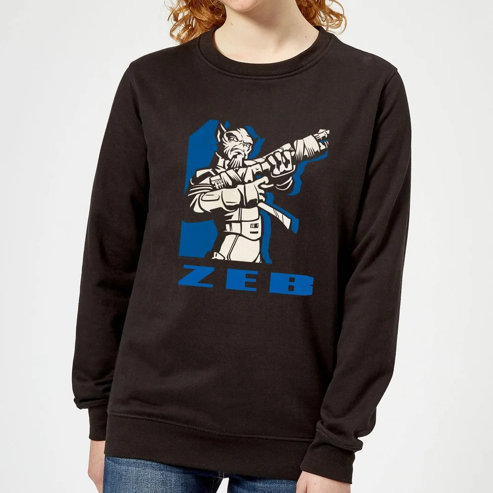 Star Wars Rebels Zeb Damestrui - Zwart - S Afbeelding 1