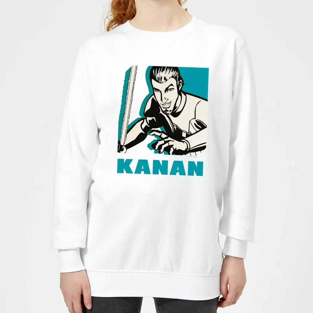 Star Wars Rebels Kanan Damestrui - Wit - S - Wit Afbeelding 1