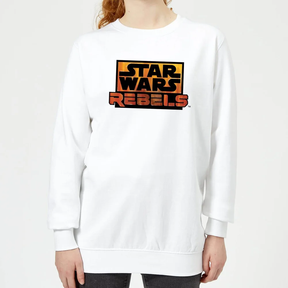 Star Wars Rebels Logo Damestrui - Wit - S - Wit Afbeelding 1