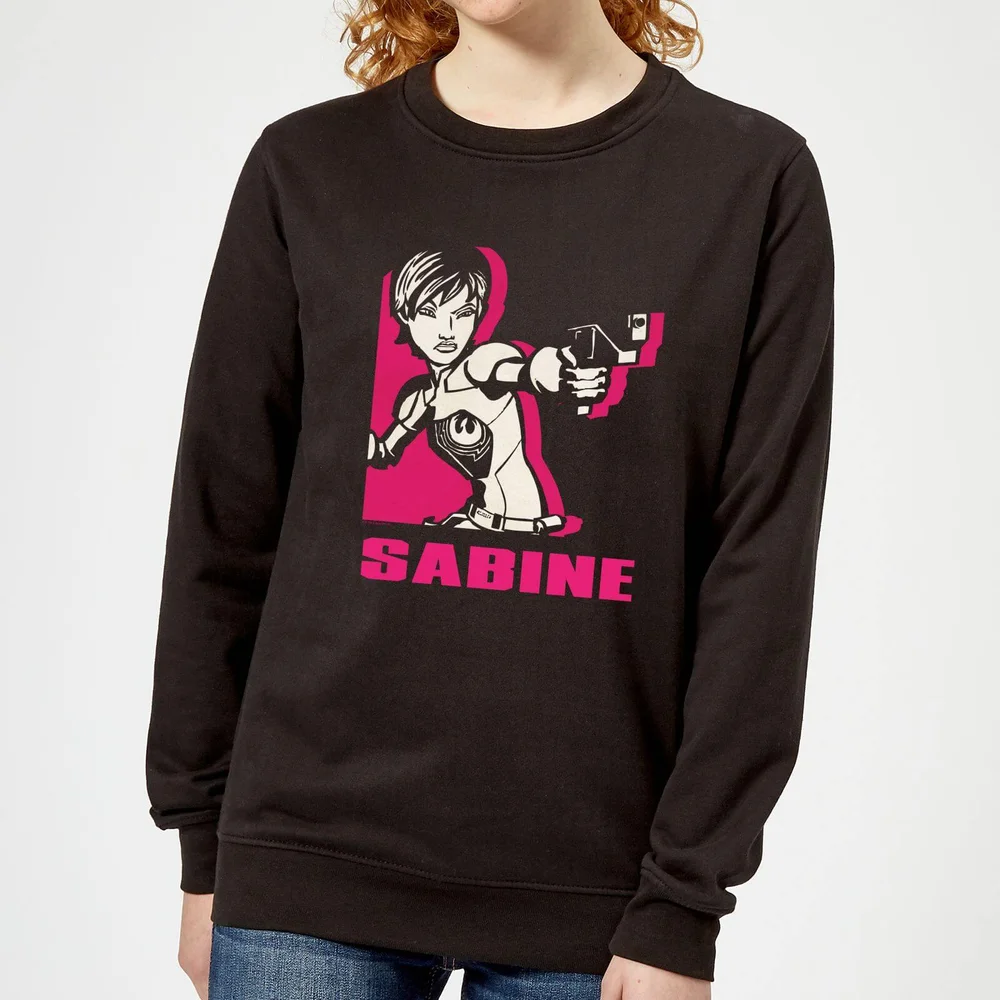 Star Wars Rebels Sabine Damestrui - Zwart - S Afbeelding 1