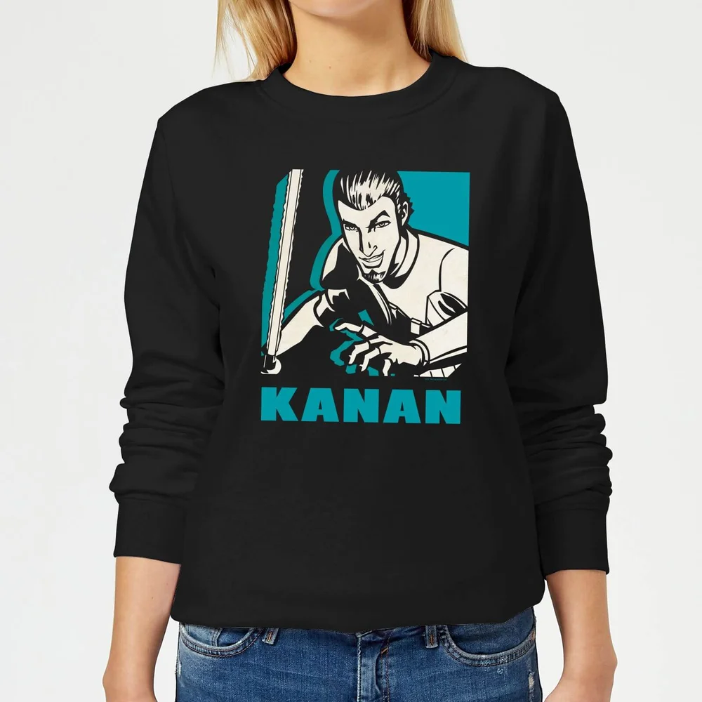 Star Wars Rebels Kanan Damestrui - Zwart - S Afbeelding 1
