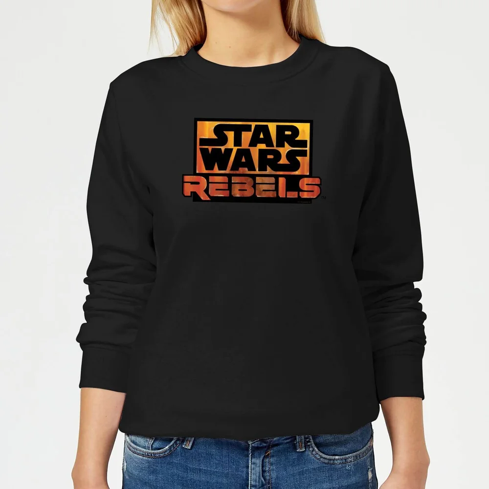 Star Wars Rebels Logo Damestrui - Zwart - S Afbeelding 1