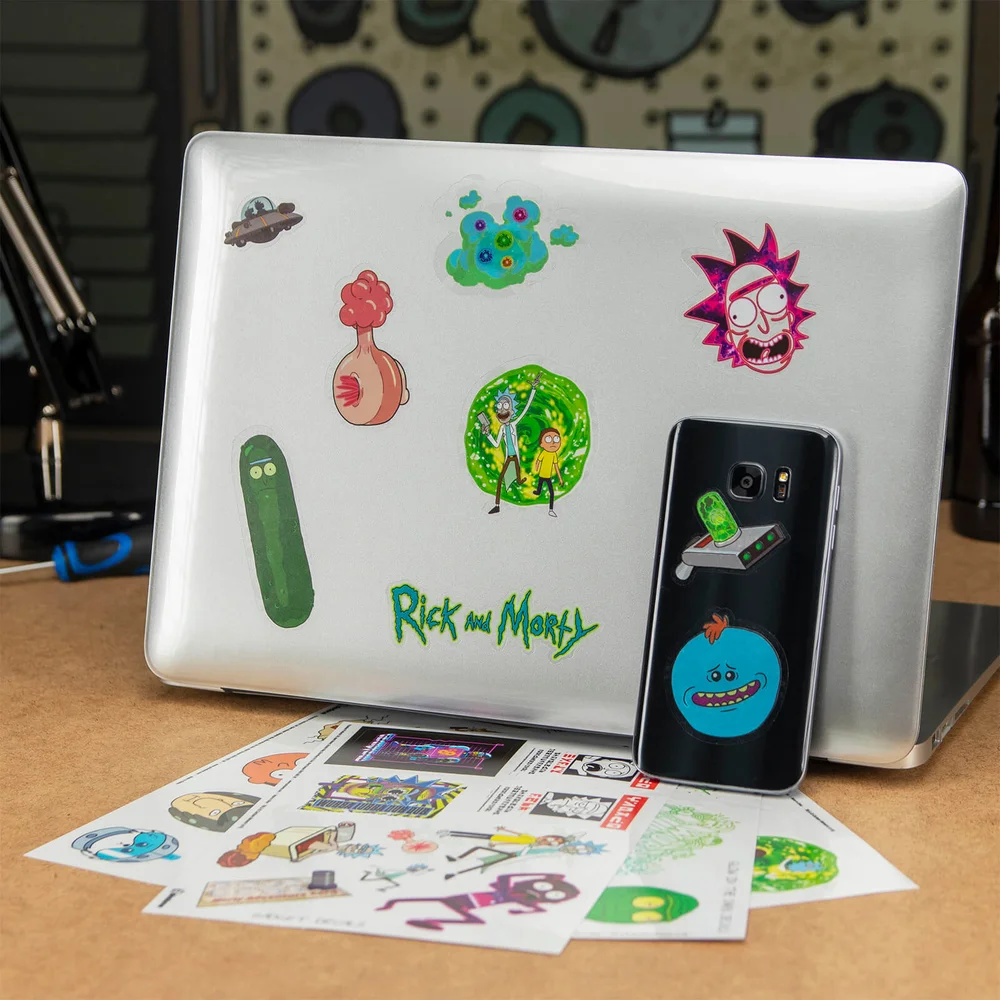 Rick and Morty gadget stickers Afbeelding 1