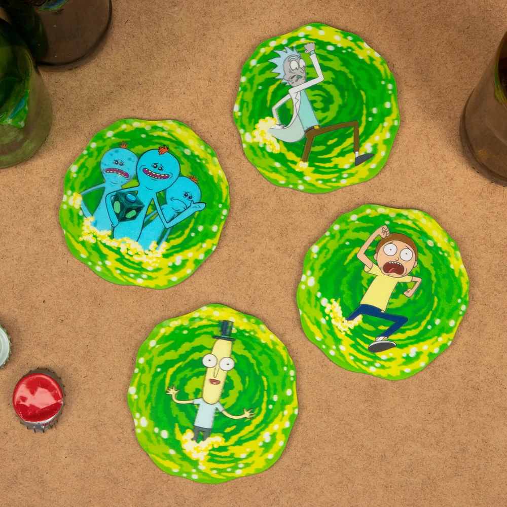 Rick and Morty 3D onderzetters Afbeelding 1
