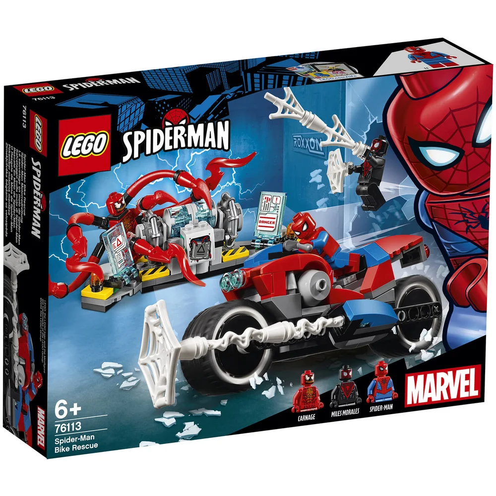 LEGO Marvel Spider-Man Bike Rescue, Superhero Toys (76113) Afbeelding 1