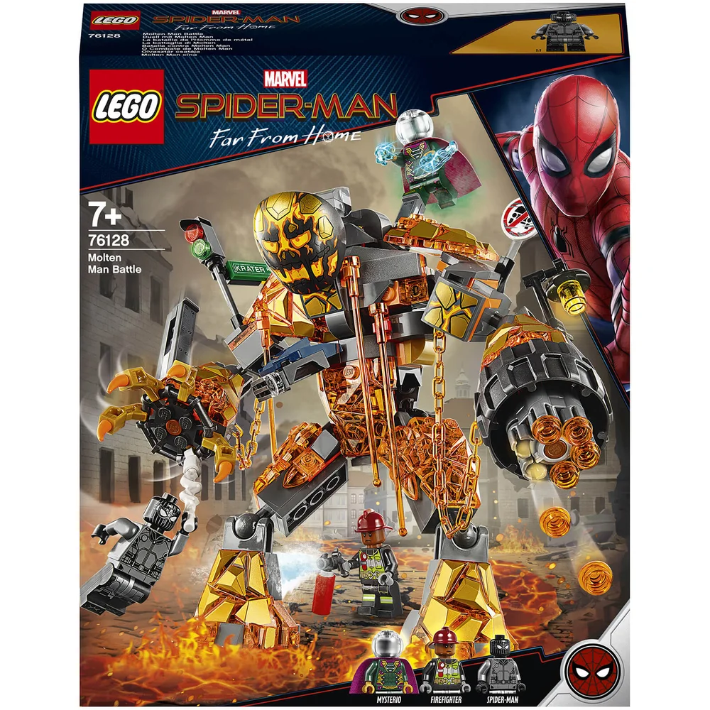 LEGO Marvel Spider-Man Molten Man Battle Toy (76128) Afbeelding 1