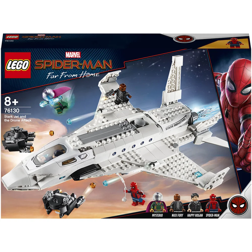 LEGO Marvel Stark Jet en de Drone Attack speelgoed (76130) Afbeelding 1
