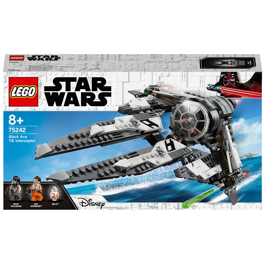 LEGO Star Wars: Black Ace TIE Interceptor Starfighter (75242) Afbeelding 1