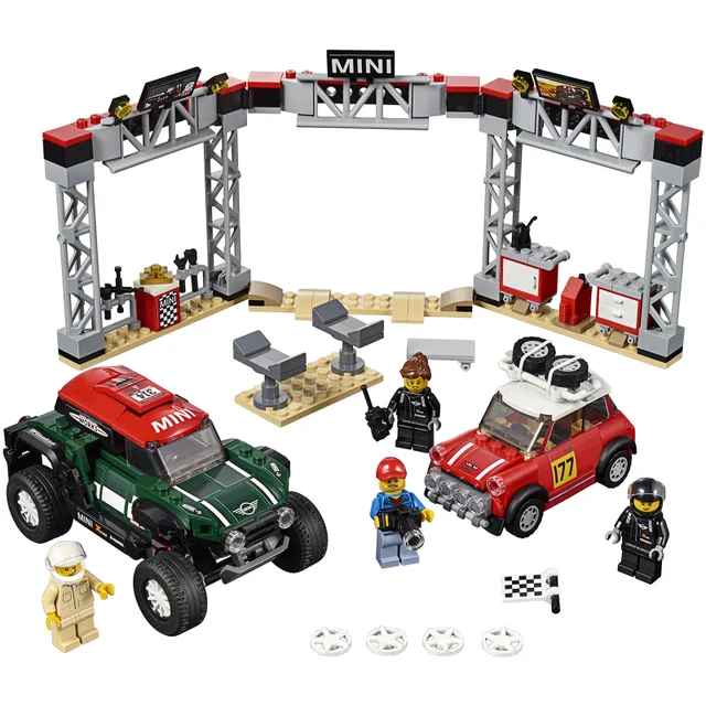 LEGO Snelheid Kampioenen: Mini Cooper rally & buggy auto speelgoed (75894)
