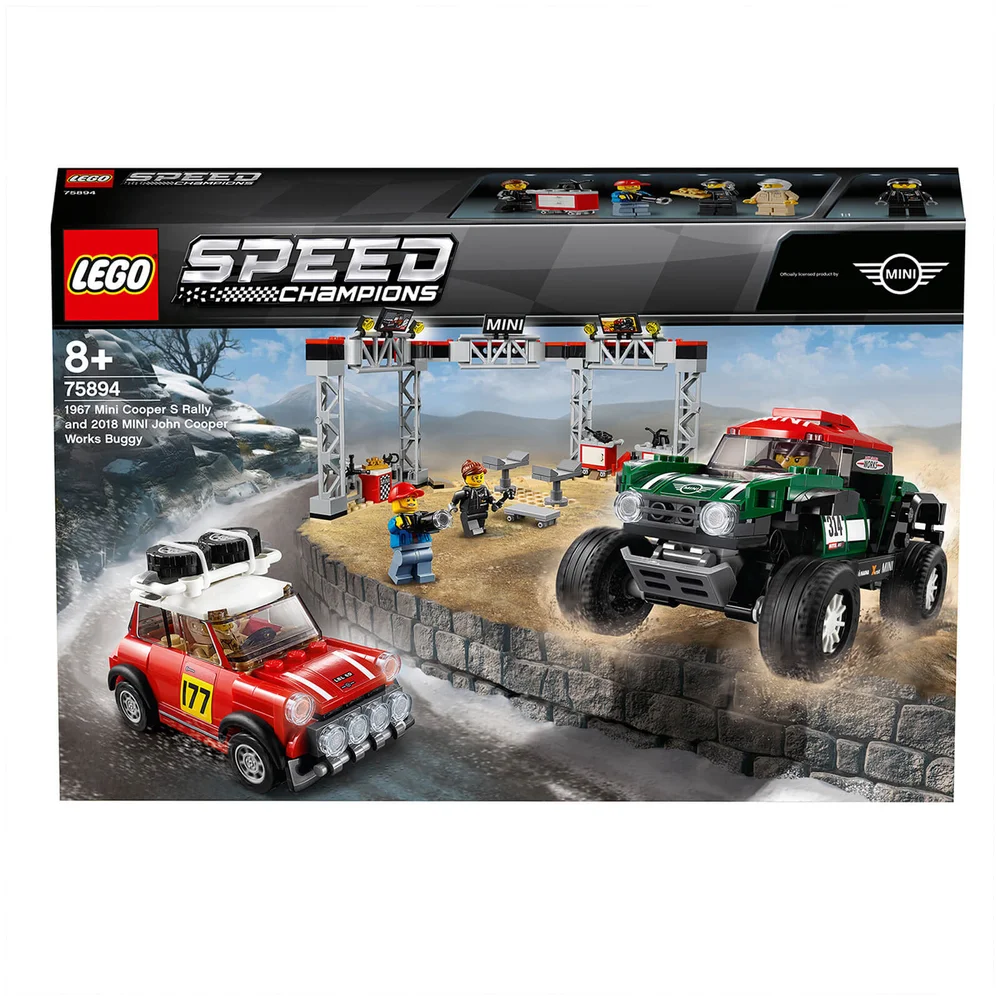 LEGO Snelheid Kampioenen: Mini Cooper rally & buggy auto speelgoed (75894) Afbeelding 1