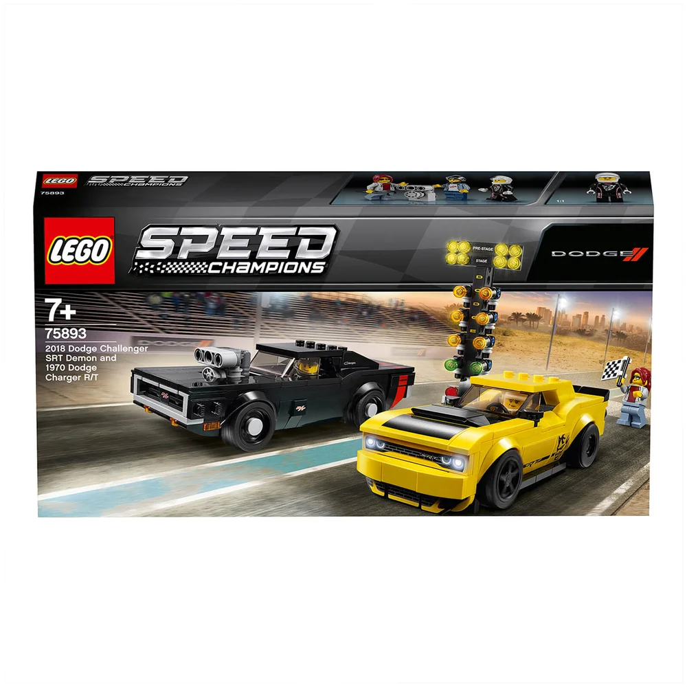 LEGO Dodge Challenger SRT Demon & 1970 Dodge Charger R/T(75893) Afbeelding 1