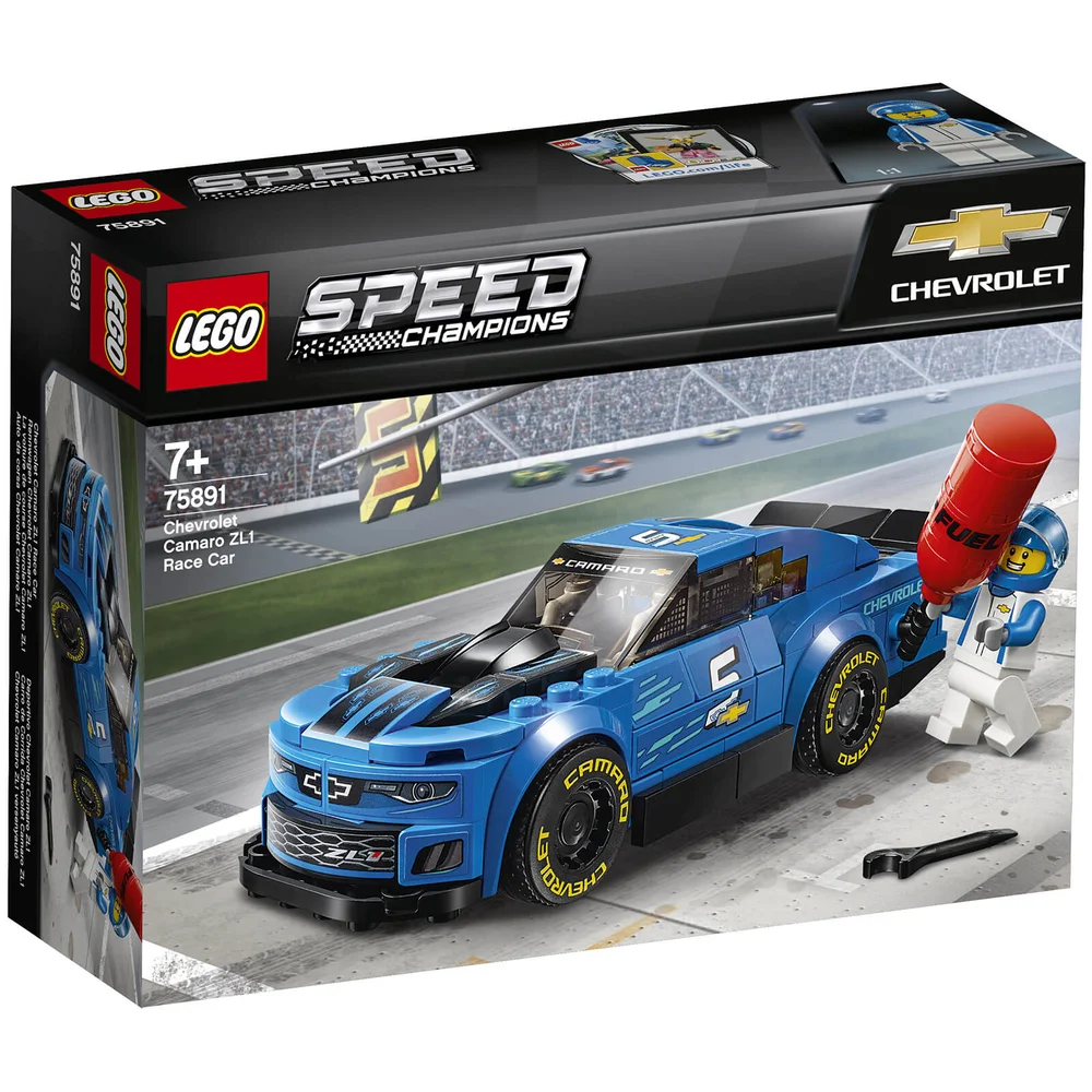 LEGO Chevrolet Camaro ZL1 verzamelbare race auto (75891) Afbeelding 1
