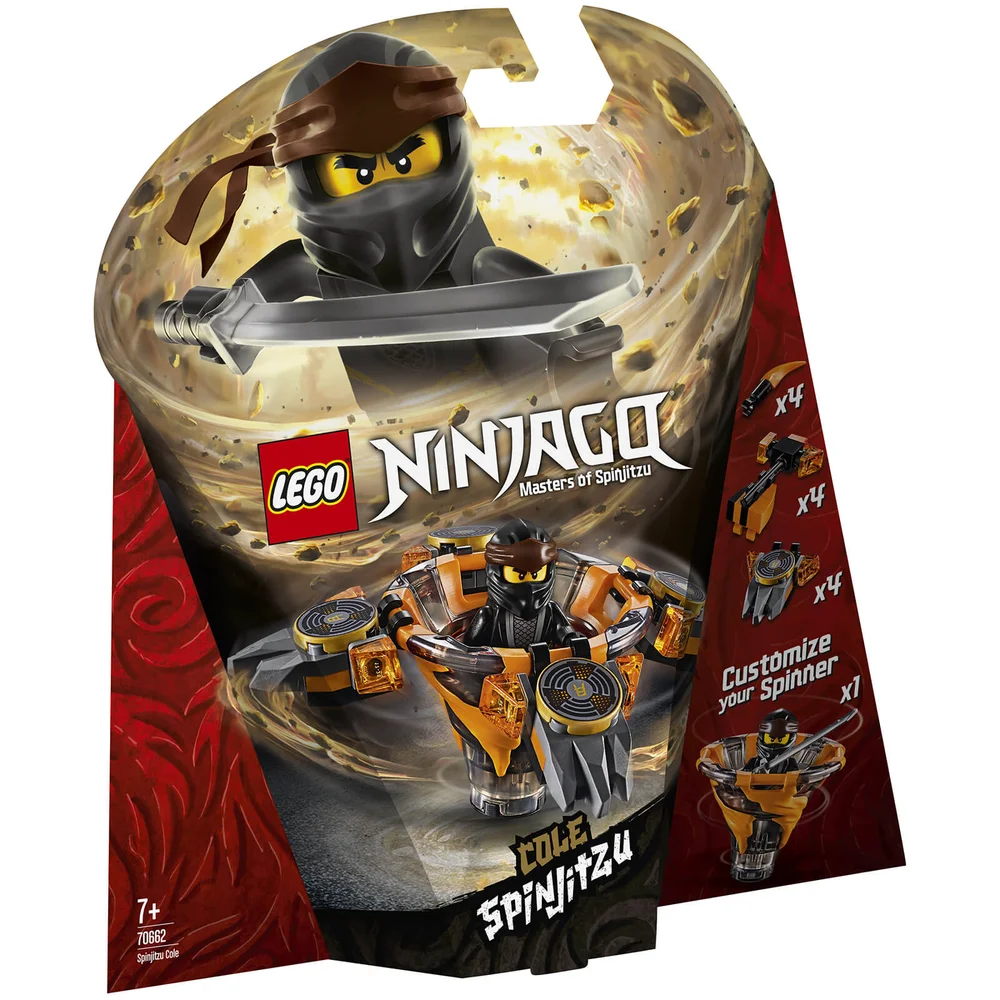 LEGO Ninjago: Spinjitzu Cole (70662) Afbeelding 1
