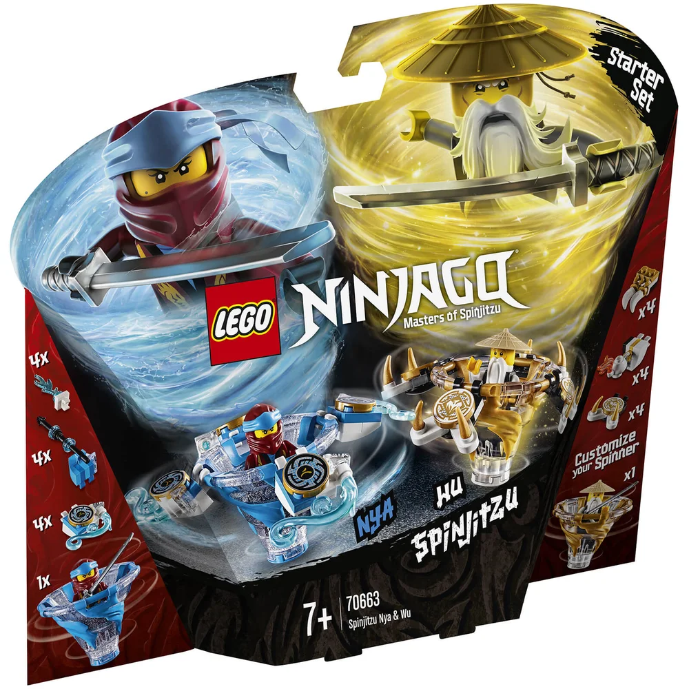LEGO Ninjago: Spinjitzu Nya and Wu (70663) Afbeelding 1