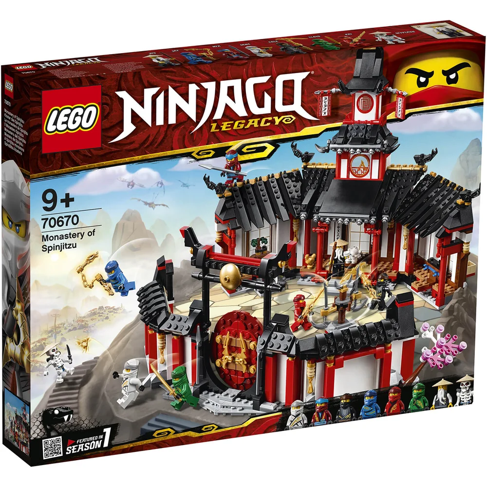 LEGO NINJAGO: Klooster van de Spinjitzu Ninja set (70670) Afbeelding 1