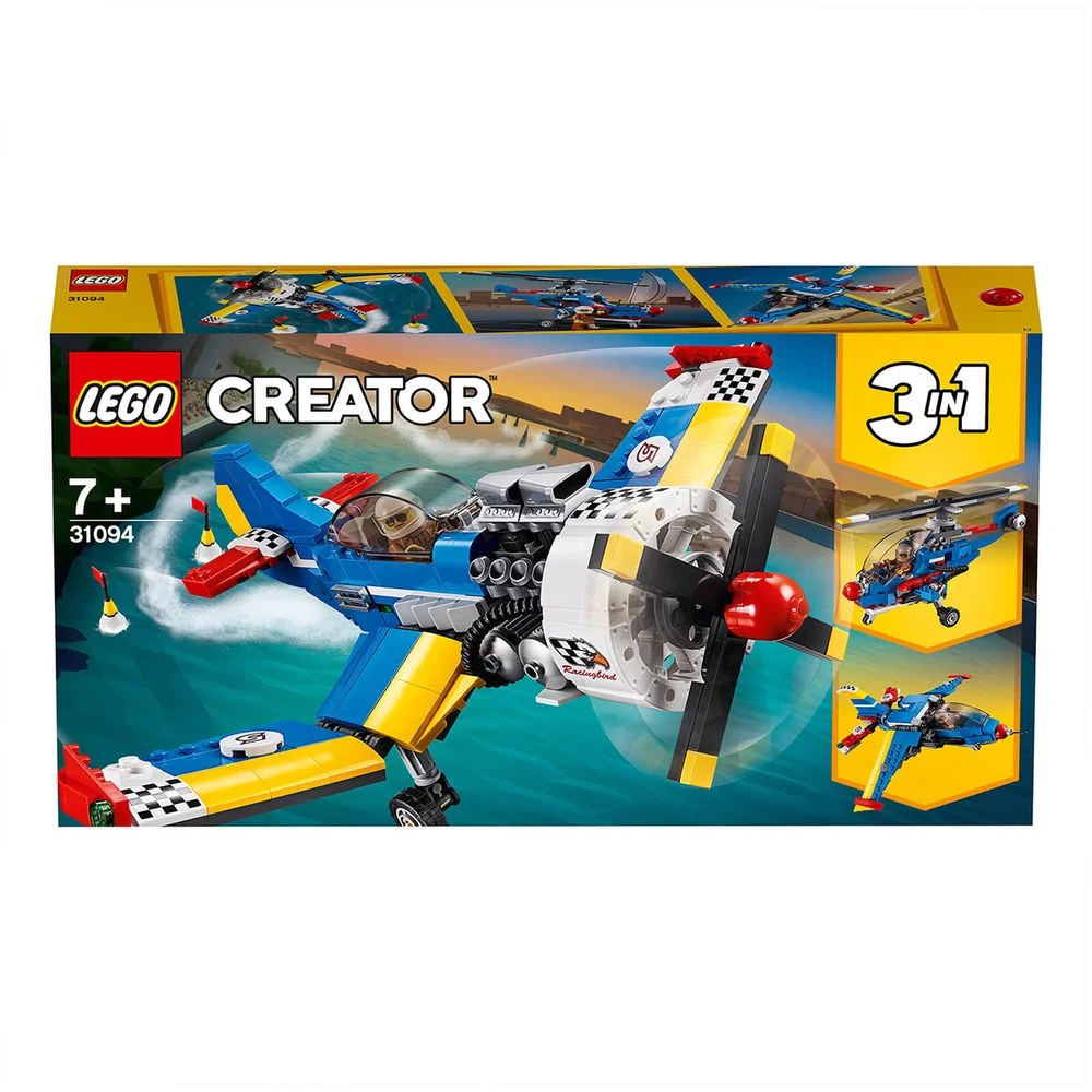 LEGO Creator: 3in1 Race Plane Helicopter Jet Set (31094) Afbeelding 1