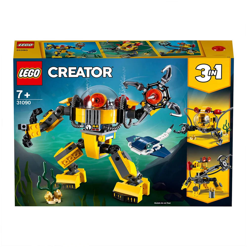 LEGO Creator: 3in1 Onderwater robot bouwset (31090) Afbeelding 1