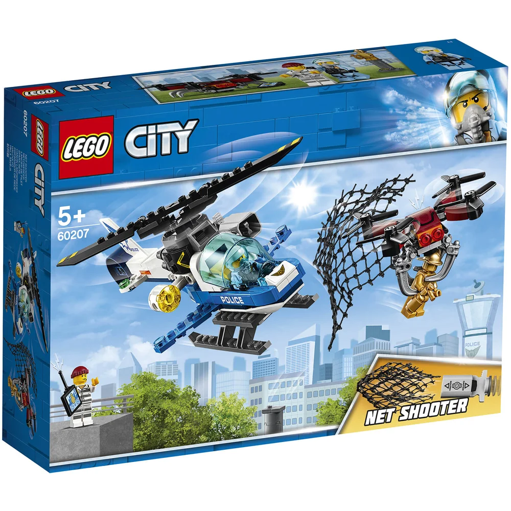 LEGO City: Sky Police Drone Chase with Helicopter Toy (60207) Afbeelding 1