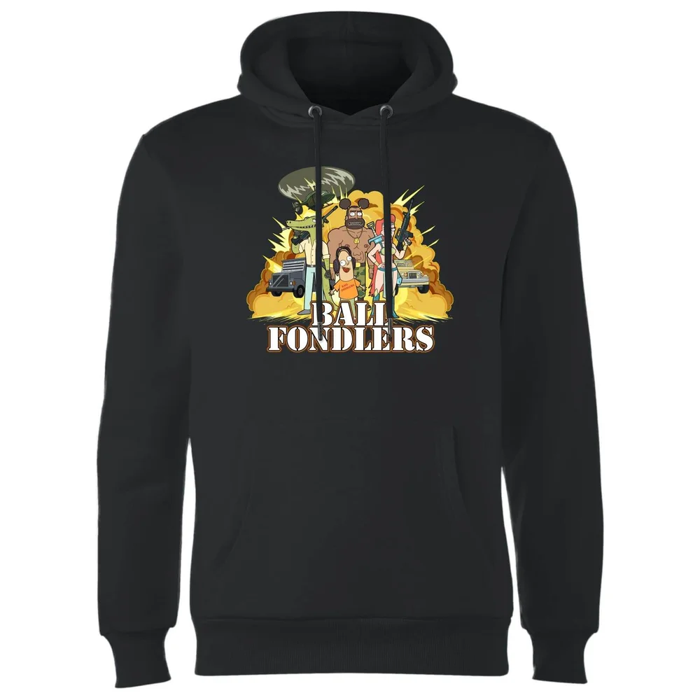 Rick and Morty Ball Fondlers Hoodie - Zwart - S Afbeelding 1