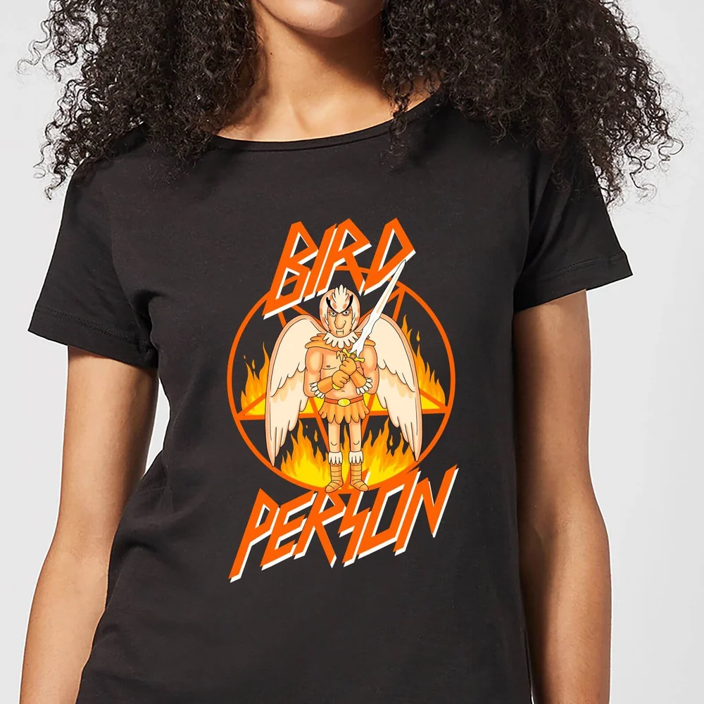 Rick and Morty Bird Person Dames T-shirt - Zwart - S Afbeelding 1