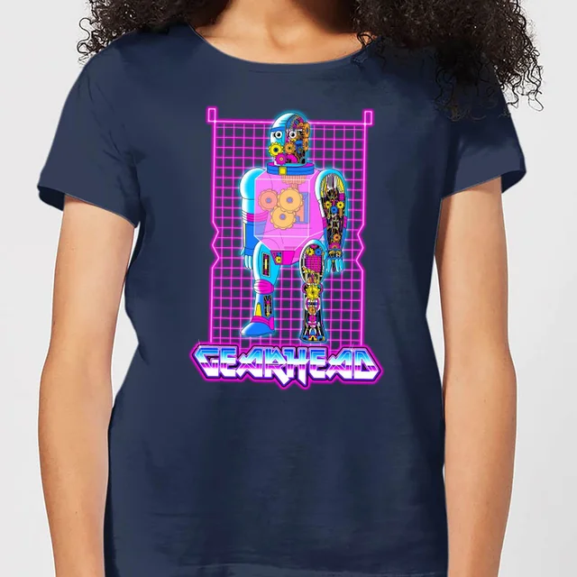 Rick and Morty Gearhead Dames T-shirt - Navy