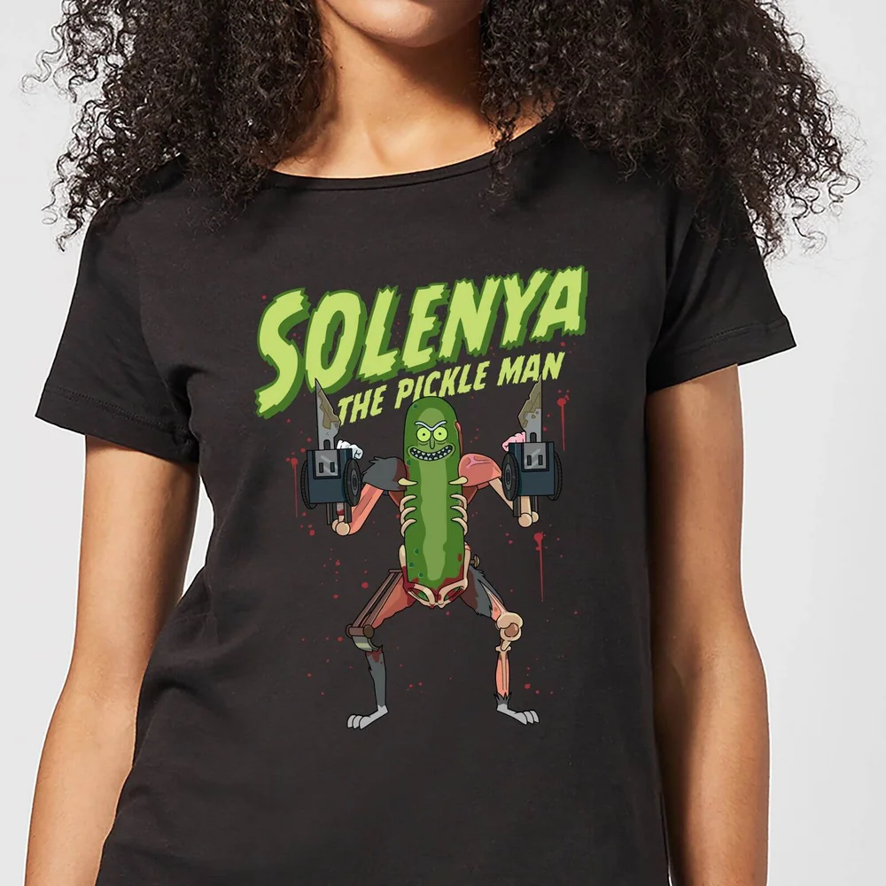 Rick and Morty Solenya Dames T-shirt - Zwart - S Afbeelding 1