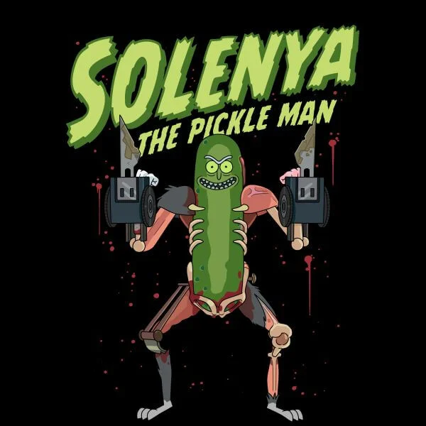 Rick and Morty Solenya Dames T-shirt - Zwart