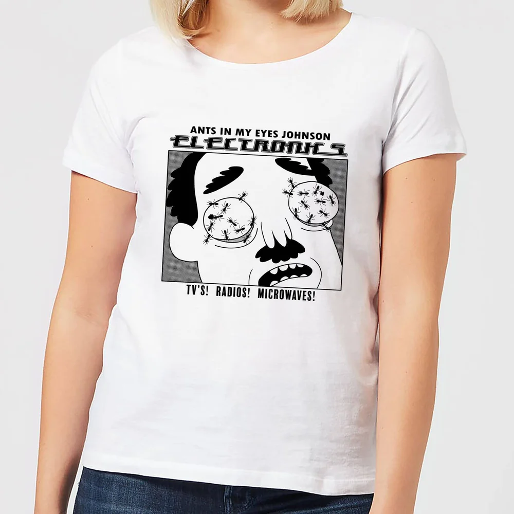 Rick and Morty Ants In My Eyes Dames T-shirt - Wit - S Afbeelding 1