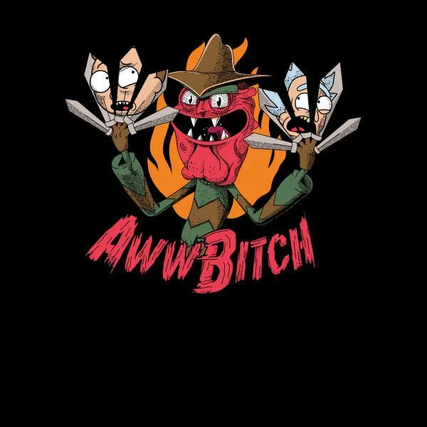 Rick and Morty Scary Terry Dames T-shirt - Zwart