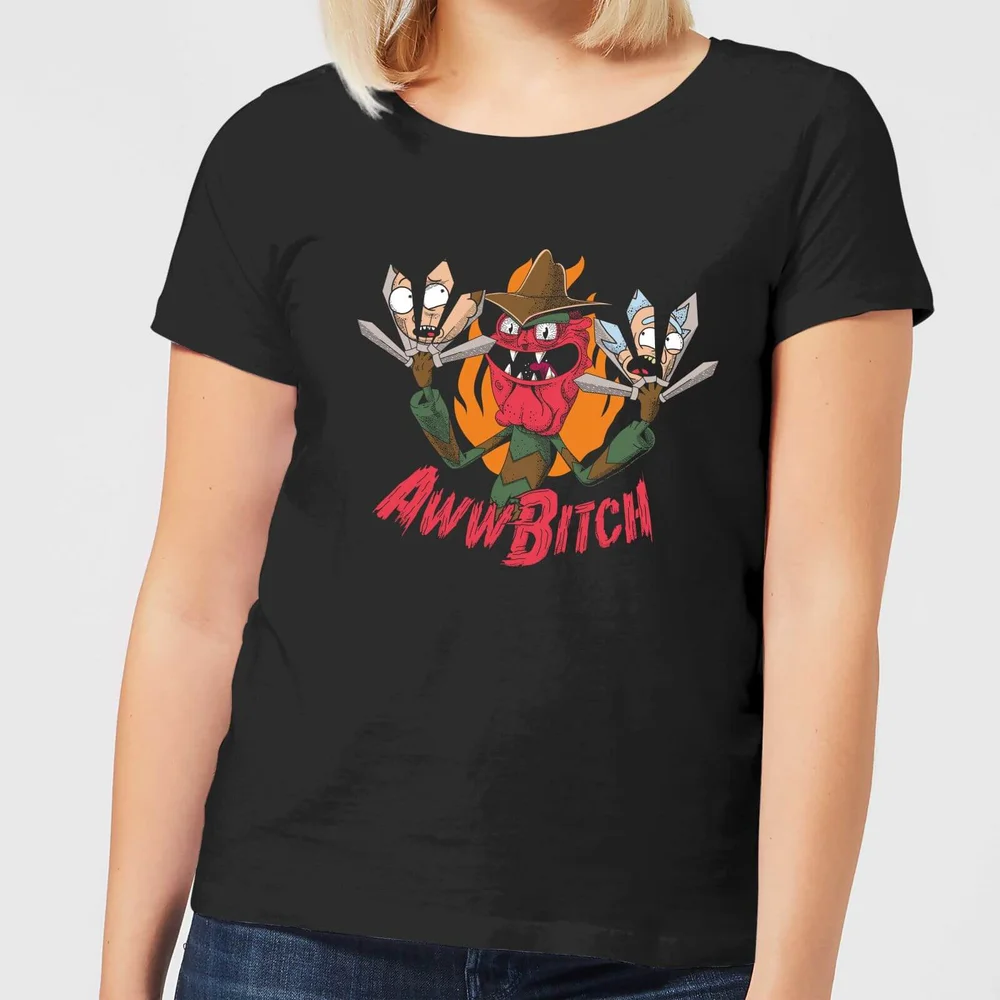 Rick and Morty Scary Terry Dames T-shirt - Zwart - S Afbeelding 1
