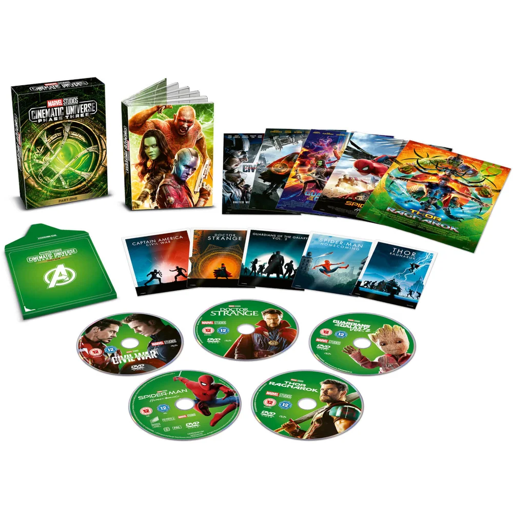 Marvel Studios Collectors Editie boxset - fase 3 deel 1 Afbeelding 1