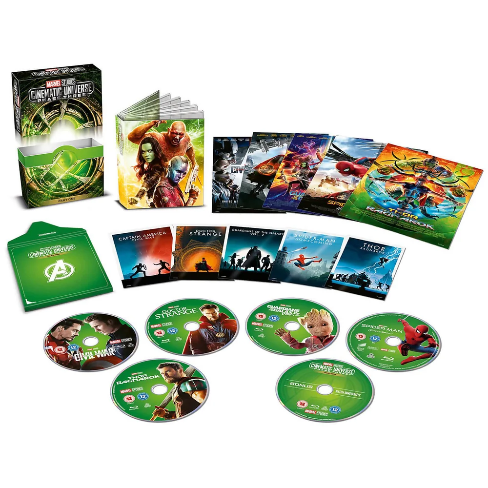 Marvel Studios Collectors Editie boxset - fase 3 deel 1 Afbeelding 1