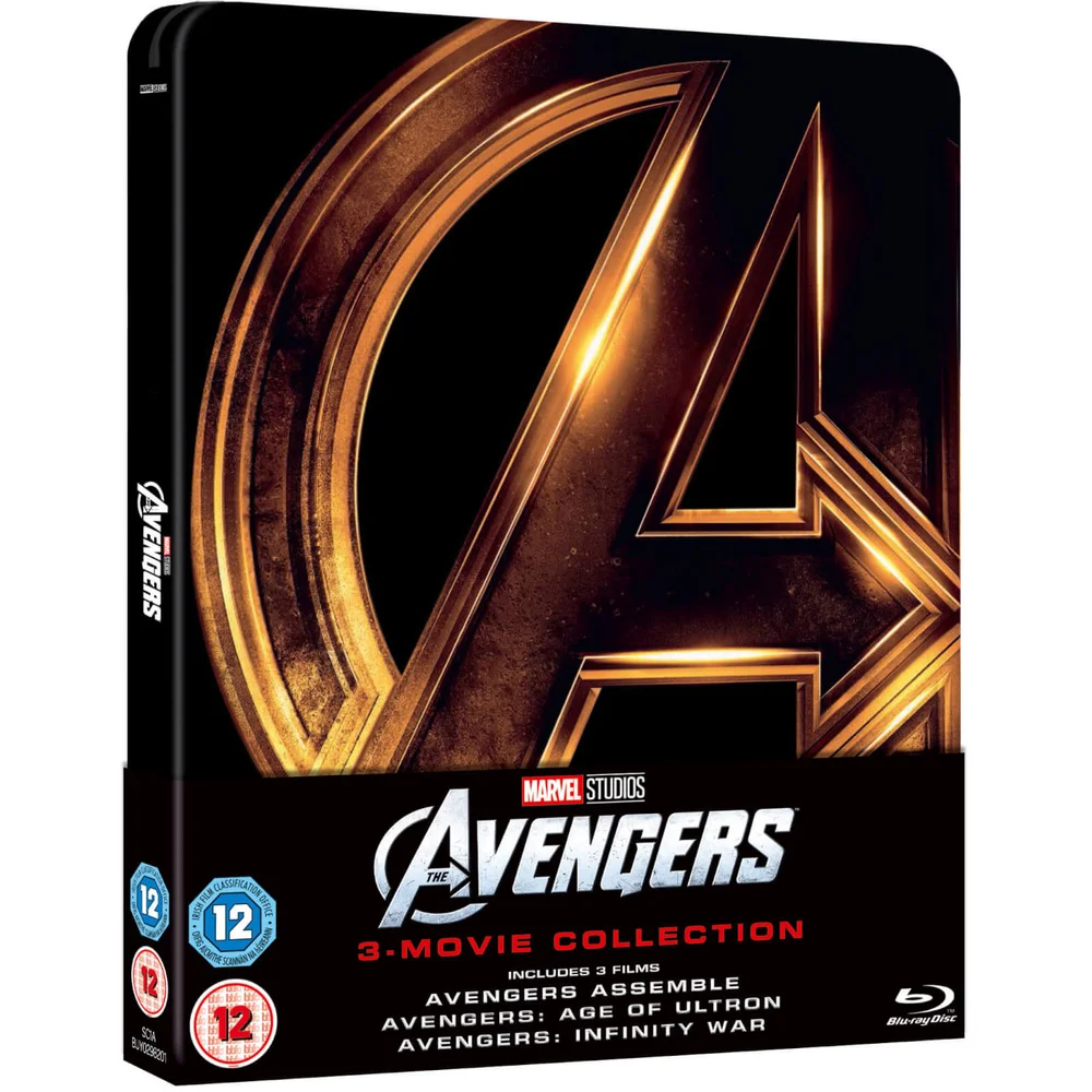 Avengers 1-3 Collection - Zavvi Exclusive Steelbook Afbeelding 1