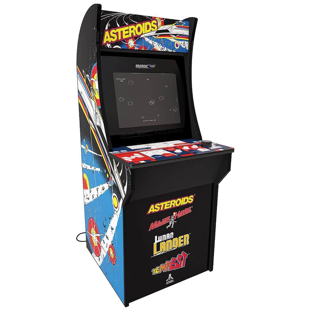 Sambro Arcade 1Up Atari: Asteroids, Tempest, Major Havoc, Lunar Landing At Home Arcade Machine Afbeelding 1