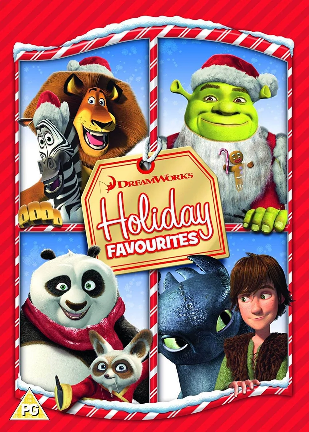 SHREK THE HALLS/MERRY MADAGASCAR/DRAGONS: GIFT OF THE NIGHT FURY/KUNG FU PANDA CHRISTMAS HOLIDAY SPE Afbeelding 1