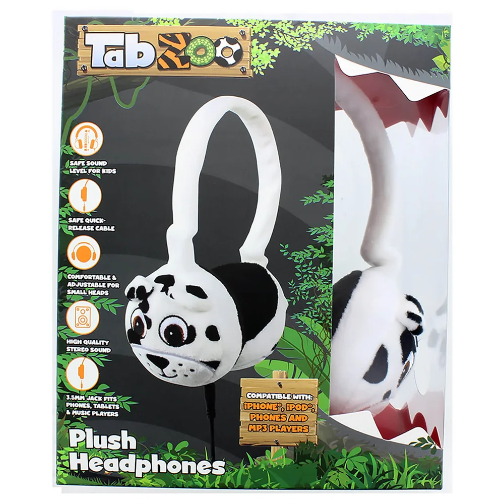TabZoo Plush Dog Childrens Wired Headphones Afbeelding 1