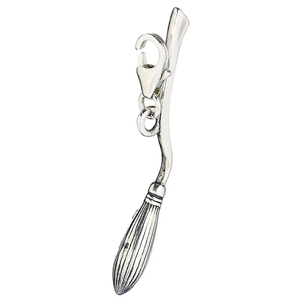 Harry Potter Sterling Silver Nimbus 2000 Broomstick Clip on Charm Afbeelding 1