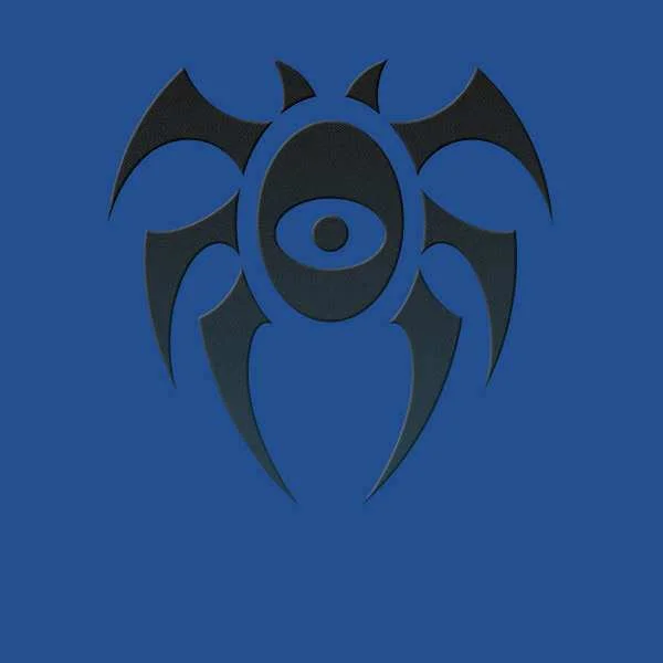 Magic The Gathering Dimir Symbol T-Shirt - Blauw
