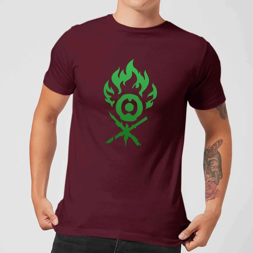 Magic The Gathering Gruul Symbol T-Shirt - Wijnrood - S - Burgundy Afbeelding 1