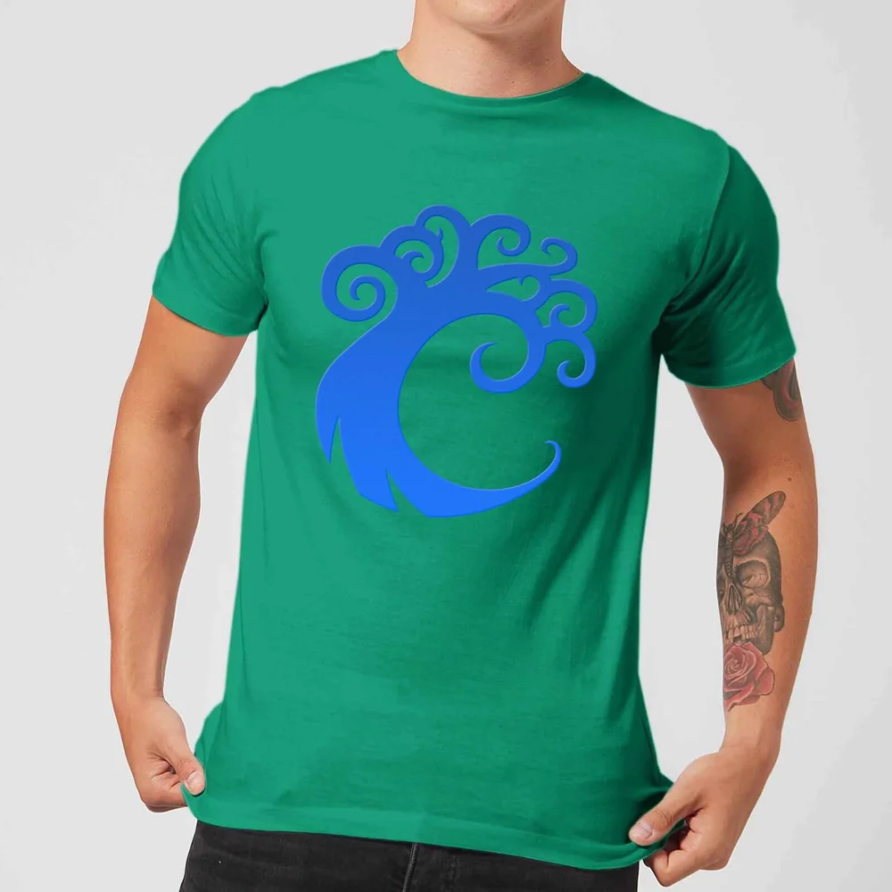 Magic The Gathering Simic Symbol T-Shirt - Groen - S - Kelly Green Afbeelding 1
